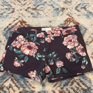 Women’s floral shorts. A little bit stretchy. Barely worn.